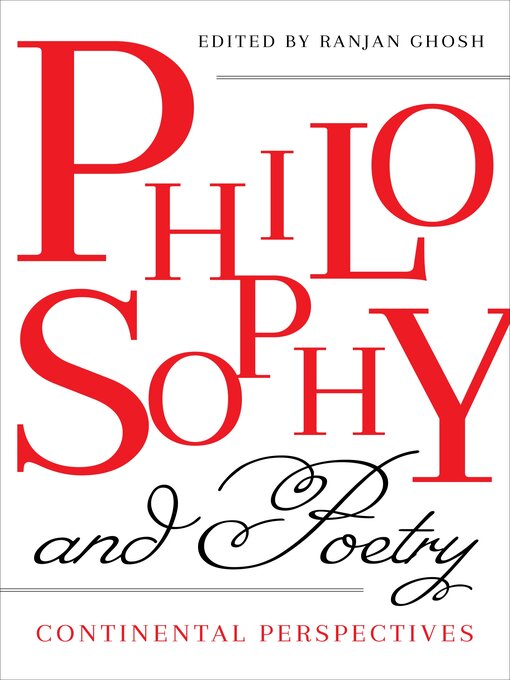 Title details for Philosophy and Poetry by Ranjan Ghosh - Available